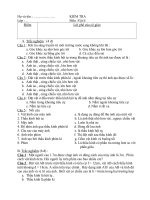 Đề kiểm tra 1 tiết vật lí 9