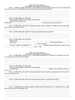 Đề kiểm tra lớp 9 (Di truyền học Mendel)