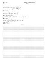 Kiểm tra 45 phút ( HK I )