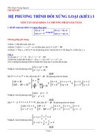 CHUYÊN ĐỀ HỆ ĐỐI XỨNG