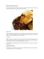 Các món ăn nhẹ sau tết