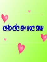 MÔI TRƯỜNG VÀ CÁC NHÂN TỐ SINH THÁI