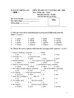 Đề KTHK2 toàn huyện