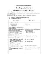 hoat dong ngoai gio len lop