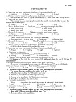 Dề kiểm tra 45''''- E1- Bai 1 -kì 2