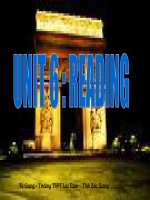 UNIT 6 - READING