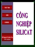 Công nghiệp silicat