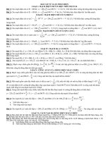 phân loại bài tập điện xoay chiều