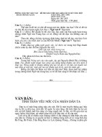 DỀ THI GV GIỎI THÀNH PHỐ BẮC GIANG