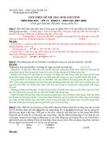 Đề thi HSG tỉnh