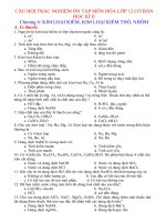 TÀI LIỆU ÔN TẠP HÓA 12-KỲ 2