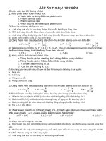ĐỀ ÔN THI ĐẠI HỌC SỐ 5