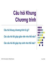 Bài giảng sưu tập câu hỏi hướng dẫn bài giảng của Intel corporation