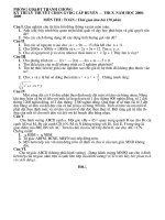 De thi GVDG huyen Thanh chuong