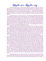 Ngày hôm qua - ngày hôm nay...