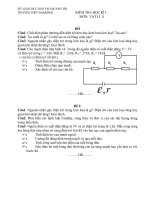 đề thi hkì 1 08-09