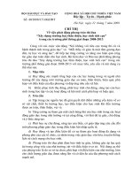 CHỈ THỊ 40 về Trường học Thân thiện...