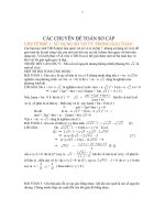 chuyên đề toán sơ cấp