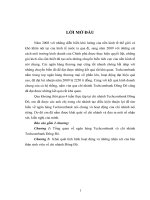 Khái quát tình hình hoạt động và những nhận xét của bản thân sinh viên về chi nhánh Đông Đô
