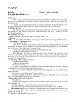 Giáo án lớp 5 - tuần 27