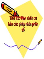 Tinh chat co ban cua phep nhan phan so