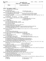 Đề KT 45'''' tiếng việt 7