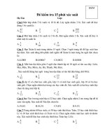 đề kiểm tra trac nghiem Xắc xuất