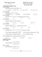 Kiểm tra 45 phút chương III