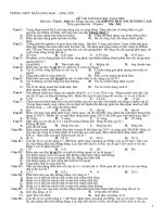 Thi thu DH lan1 Tran Hung Dao