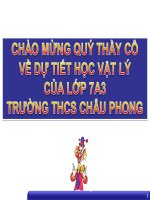 Chất dẫn điện-chất cách điện. Dòng điện trong kim loại