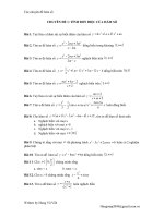 các chuyên đề hàm số luyện thi đại học