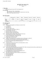 Đề Kiểm tra học kì I (Very-Hot)