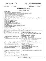 Giáo án Lý 6 ( hoàn chỉnh )