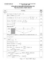đáp án đề thi HSG tỉnh 12 năm 2007-2008
