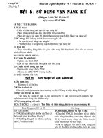 Bài 6:Thực hành sử dụng vạn năng kế