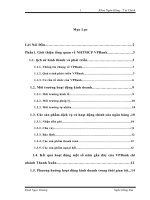 Tình hình hoạt động của NHTMCP VPBank CN Thanh Xuân