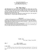 Bài soạn lớp 5 tư tuần 16 đến 25