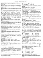 ĐỀ ÔN THI TNPT 2008