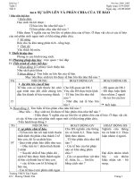 Bài 8 đến bài 14, giáo án 4 cột