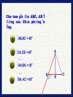 hai đường thẳng vuông góc (tiết 1)
