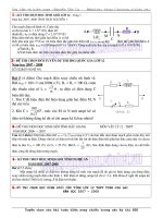 Các bài  điện XC trong các kỳ thi HSG