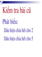 Dau hieu chia het cho 3 va 9