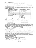 giáo án hóa học 8 ( cả năm - 3 cột)