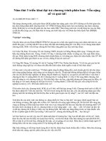 Chương trình phân ban sau 3 năm-Vẫn quá tải