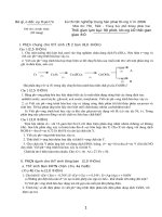 ĐỀ THI THPT MÔN HÓA 2006-2