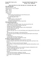 Báo cáo thư viện học kì 1 NH 08-09