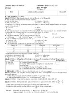 Đề KTĐK 01