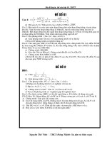 Bộ đề thi tuyển sinh lớp 10THPT