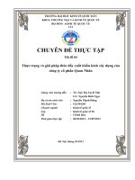 Thực trạng và giải pháp thúc đẩy xuất khẩu kính xây dựng của công ty cổ phần Quan Nhân