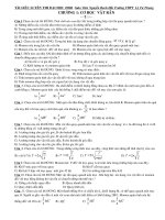 360 CÂU TRẮC NGHIỆM VẬT LÝ 12 (LTĐH)